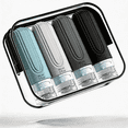 thumbnail image 1 of Micebay Leak-Proof 3 oz Silicone Squeezable Travel Bottles for Toiletries, Refillable Travel Size Containers for Lotion, BPA Free, TSA Approved, Gray, 4 Pack, 1 of 11