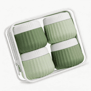 Micebay TSA Approved 3oz Flip Top Refillable Travel Containers for Toiletries [Includes Clear Bag], Red, 4 Pack