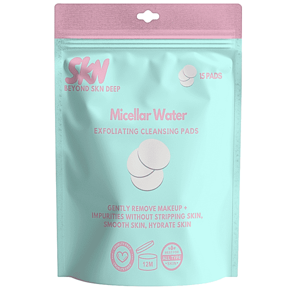 Micellar Water Exfoliating Cleansing Pads 15ct.