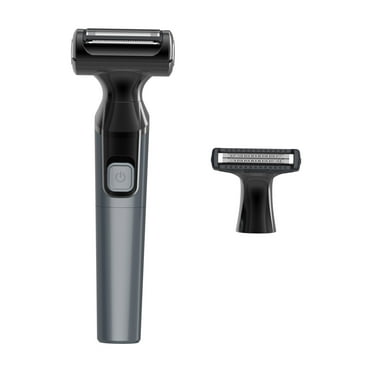 MichPong Electric Shaver for Men Face Beard Pubic 2-in-1 Waterproof Wet Dry Razor Cordless Low Noise