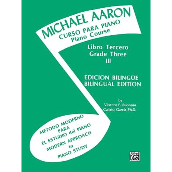 Pre-Owned Michael Aaron Piano Course (Curso Para Piano), Bk 3: Spanish, English Language Edition (Paperback) by Michael Aaron