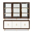 thumbnail image 1 of Michael Amini Belmont Place China Cabinet with LED Lighting - Espresso, 1 of 26