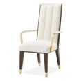 thumbnail image 1 of Michael Amini Belmont Place Dining Arm Chair - Cream/Espresso, 1 of 19