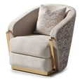 thumbnail image 1 of Michael Amini Carmela Accent Chair - Almond/Gold, 1 of 19