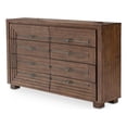 thumbnail image 1 of Michael Amini Carrollton Spruce Solids Wood Dresser in Rustic Ranch Brown, 1 of 5