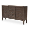thumbnail image 1 of Michael Amini Carrollton Spruce Solids Wood Sideboard in Rustic Ranch Brown, 1 of 4