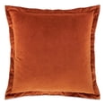 thumbnail image 1 of Michael Amini Conner 20" Velvet Throw Pillow - Paprika in Set of 2, 1 of 4