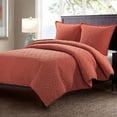 thumbnail image 1 of Michael Amini Dash 3-piece Pebble Pattern Fabric King Duvet Set in Natural, 1 of 7