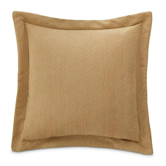 Michael Amini Explorer Union 25" Square Throw Pillow - Camel in Set of 2
