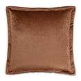 thumbnail image 1 of Michael Amini Hanson 22" Velvet Square Throw Pillow - Truffle Brown, 1 of 3