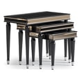 thumbnail image 1 of Michael Amini La Francaise Nesting Tables - Set of 3 - Black Ice, 1 of 13