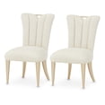 thumbnail image 1 of Michael Amini La Rachelle Dining Side Chair in Champagne Ivory Jacquard Set of 2, 1 of 13