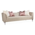 thumbnail image 1 of Michael Amini Linea Sofa - Metallic/Silver Mist, 1 of 19