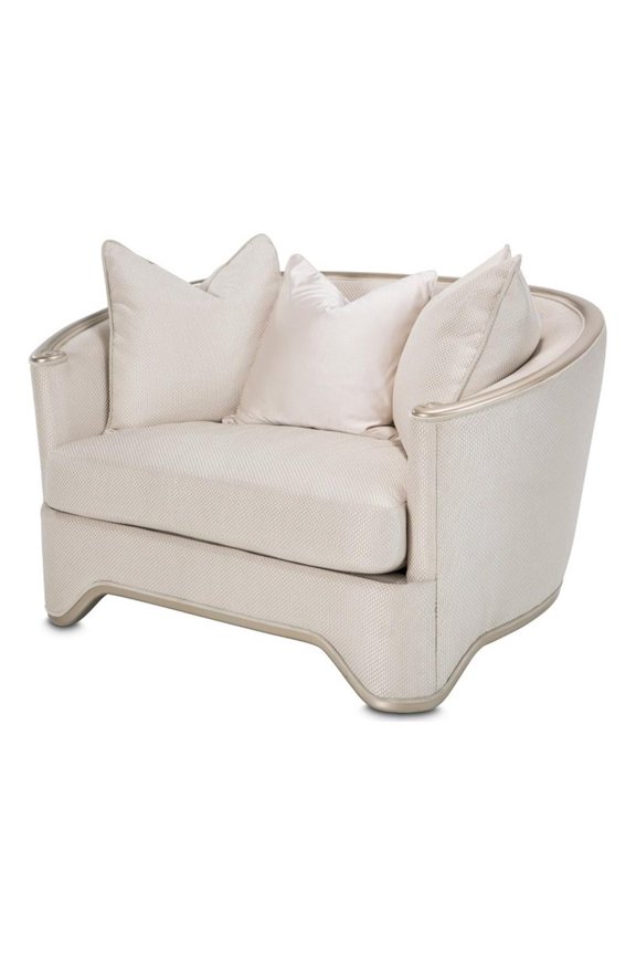 London Place Chair and a Half - Champagne/Platinum