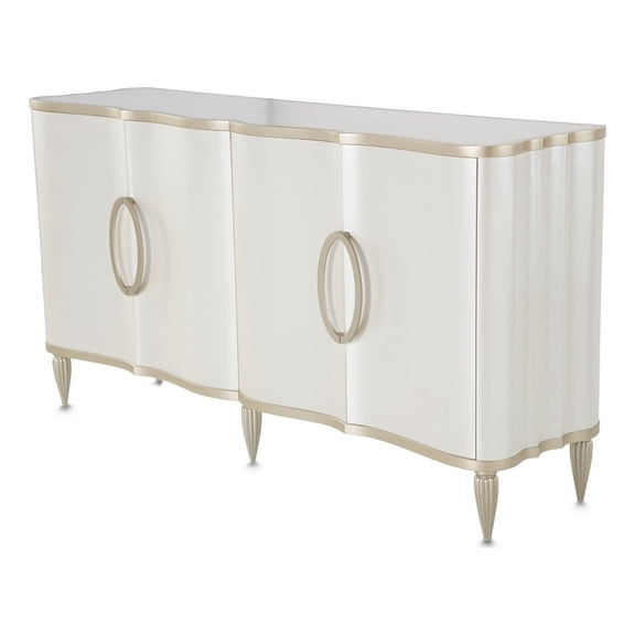 Michael Amini London Place Sideboard - Creamy Pearl