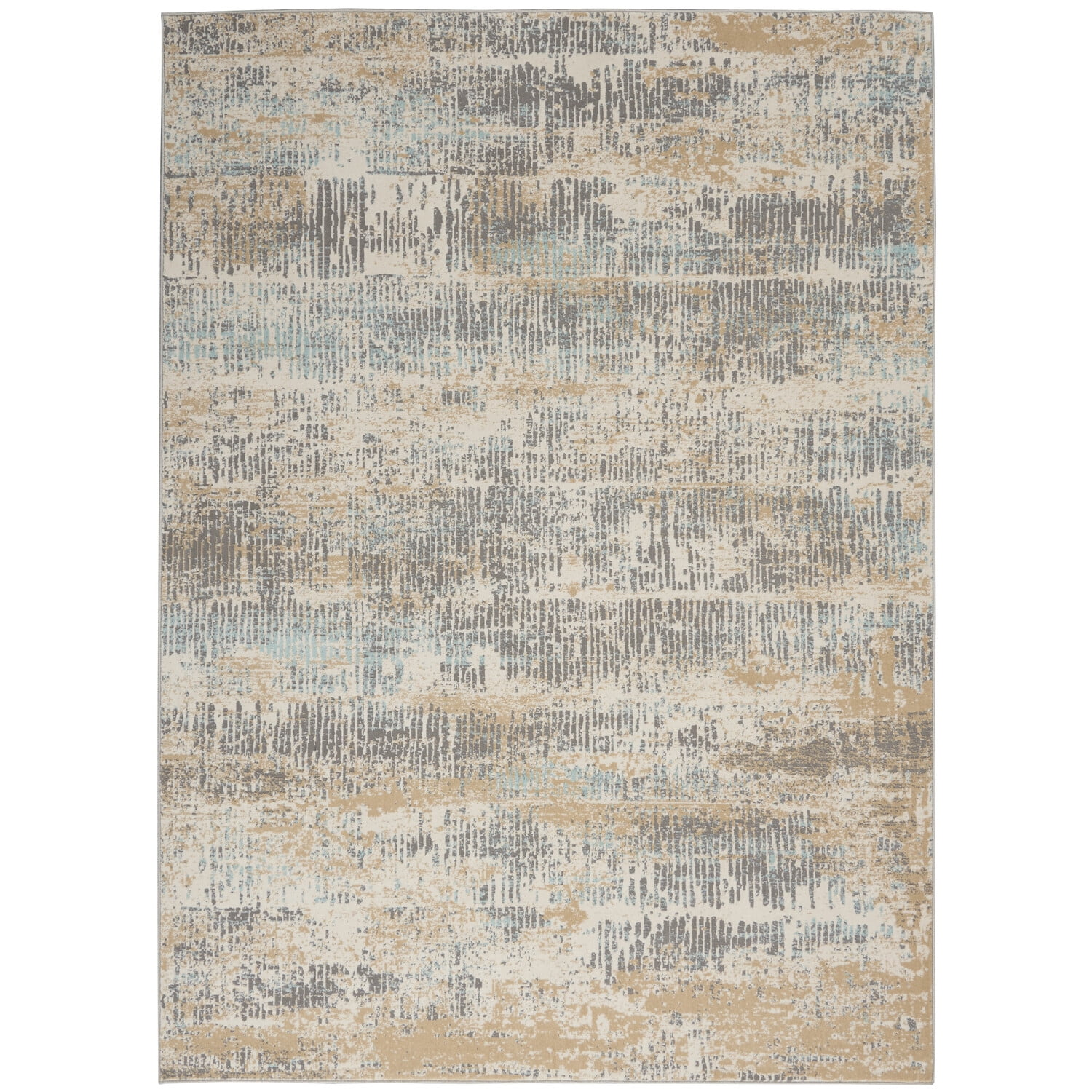 Michael Amini MA90 Uptown Abstract Area Rug 5'3