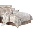 thumbnail image 1 of Michael Amini Marbella 8-piece Fabric Cal King Comforter Set in Ivory/Sand, 1 of 2
