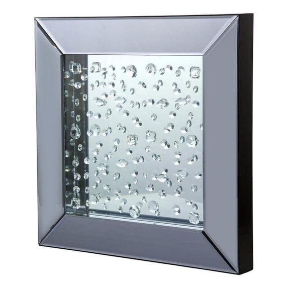 Michael Amini Montreal Mirrored Square Wall Decor