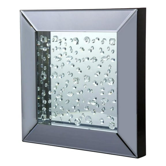 Michael Amini Montreal Mirrored Square Wall Decor