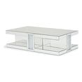 thumbnail image 1 of Michael Amini Montreal Rectangular Mirrored Cocktail Table, 1 of 4