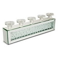 thumbnail image 1 of Michael Amini Montreal Rectangular Mirrored Glass Candelabra, 1 of 3