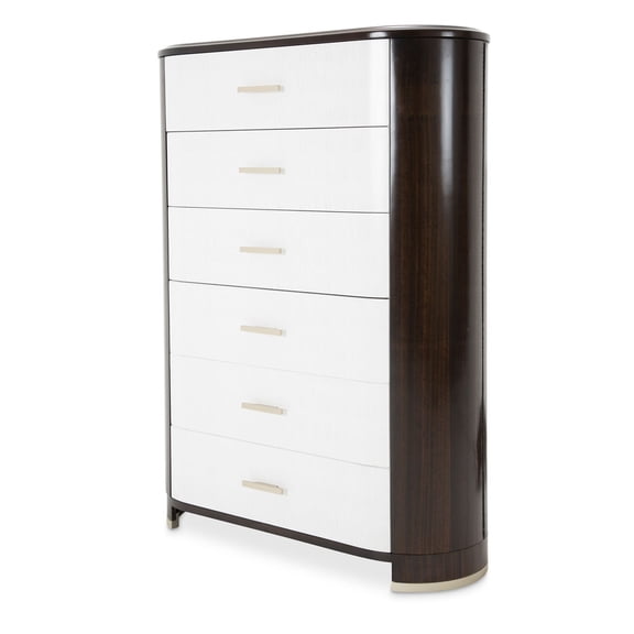 Michael Amini Paris Chic 6-Drawer Wood Chest - Espresso