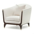 thumbnail image 1 of Michael Amini Paris Chic Matching Chair - Cremini/Espresso, 1 of 14