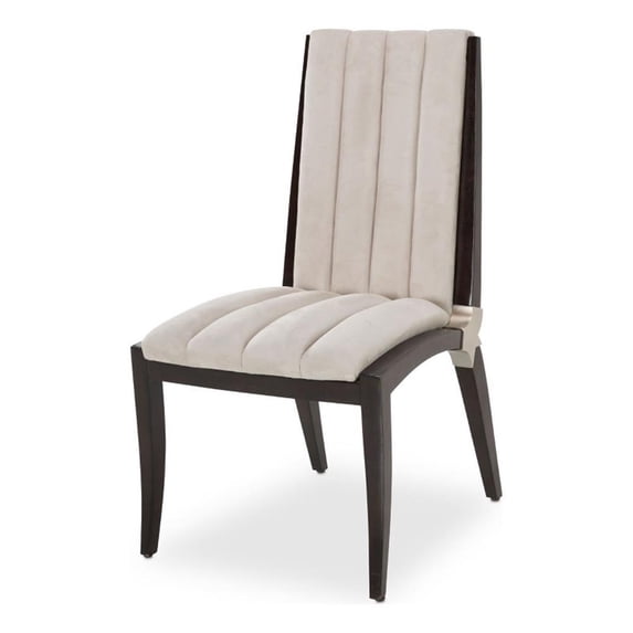 Michael Amini Paris Chic Wood Dining Side Chair in Espresso