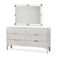 thumbnail image 1 of Michael Amini Penthouse Dresser & Mirror Set - Ash Gray, 1 of 1