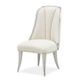 thumbnail image 1 of Michael Amini Penthouse Set of 2 Dining Side Chairs - Frosted Linen/Silver Mist, 1 of 13