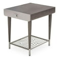 thumbnail image 1 of Michael Amini Roxbury Park Wood End Table in Slate Ash Finish, 1 of 7