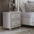 thumbnail image 1 of Michael Amini Sky Tower 2-Drawer Nightstand in Cloud White, 1 of 11