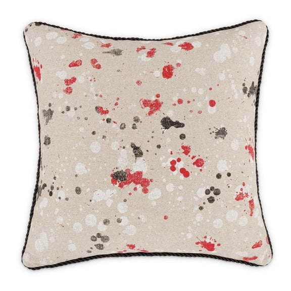 Michael Amini Uptown Downtown Daze 19" Square Throw Pillow - Firefly in Set of 2