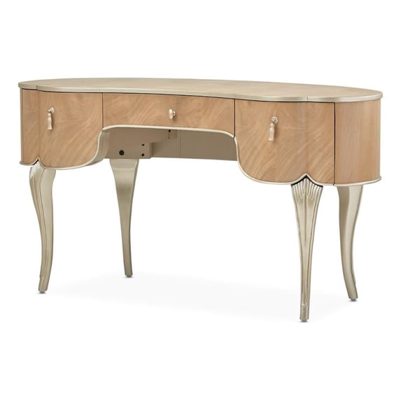 Michael Amini Villa Cherie Vanity - Caramel