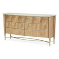 thumbnail image 1 of Michael Amini Villa Cherie Wood & Marble Dresser - Caramel, 1 of 10