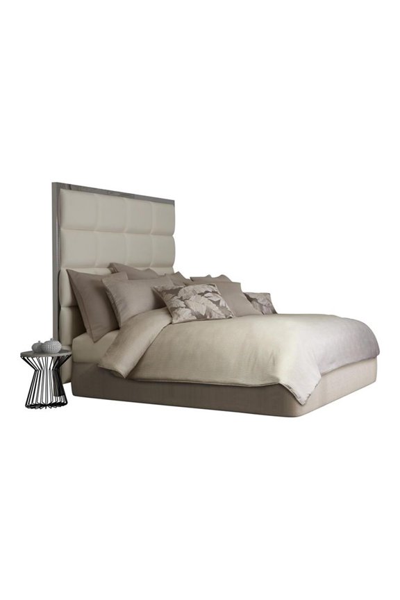 Westerly 9-piece Fabric Queen Comforter Set in Natural/Mushroom