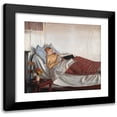 thumbnail image 1 of Michael Ancher 16x15 Black Modern Framed Museum Art Print Titled - The Sick Girl (1882), 1 of 5