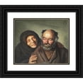 thumbnail image 1 of Michael Ancher 17x15 Black Ornate Wood Framed Double Matted Museum Art Print Titled - Bonatzi and Happy Elsie (1904), 1 of 5