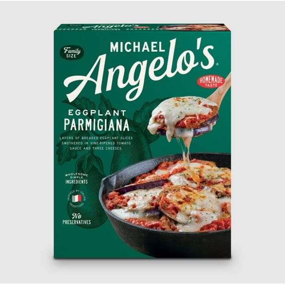 Michael Angelo's Eggplant Parmesan with Three Cheeses, Frozen Family Dinner, Oven Ready, 30 oz