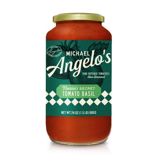 Michael Angelo's Nonna's Secret Tomato Basil Pasta Sauce, 24oz