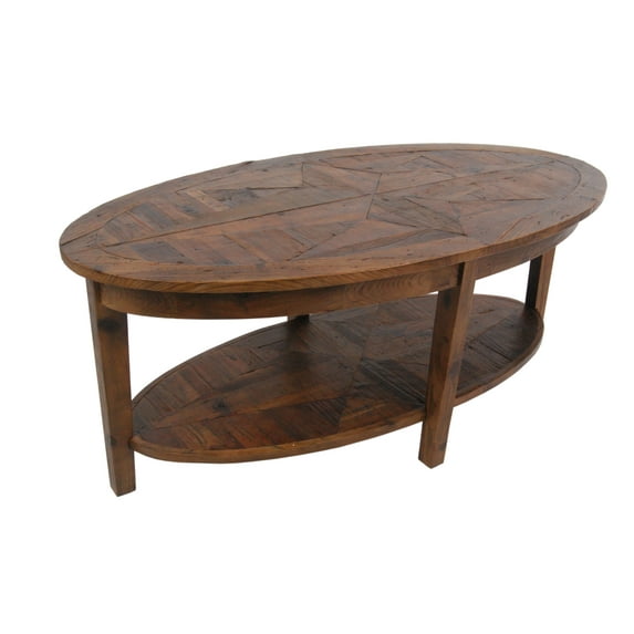 Michael Anthony Redden Reclaimed Oval Coffee Table