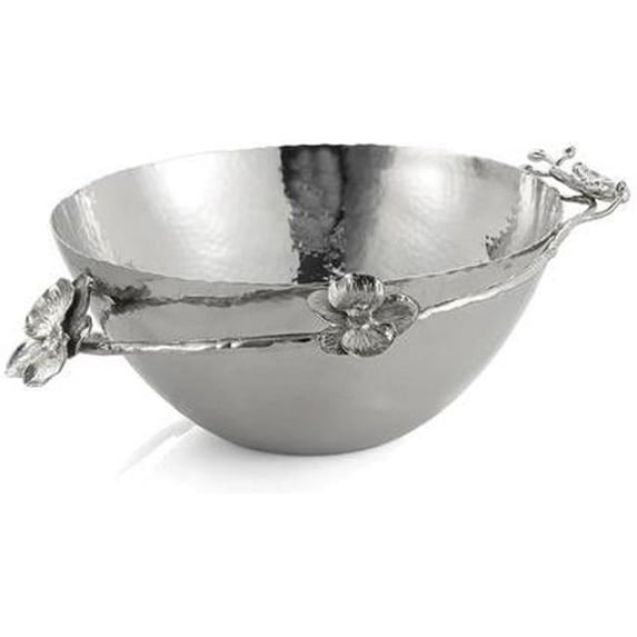 Michael Aram 111808 4 x 9 in. White Orchid Serving Medium Bowl