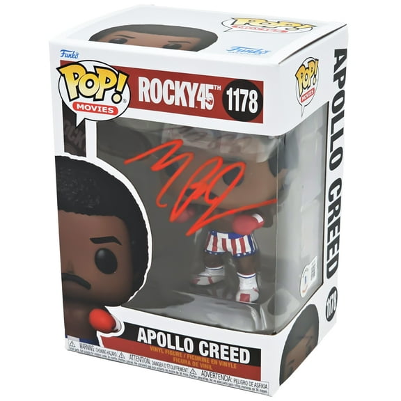 Michael B. Jordan Autographed White Funko Pop! #1178 Apollo Creed "Rocky 4" Beckett Authentication