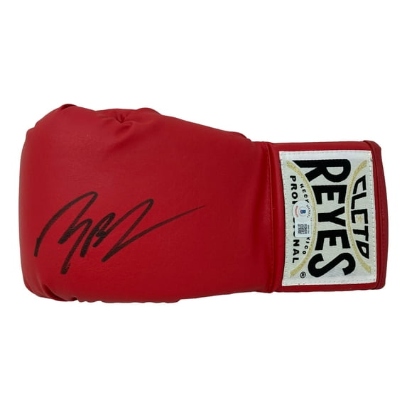 Michael B Jordan "Creed" Signed Red Left Hand Cleto Reyes Boxing Glove BAS ITP