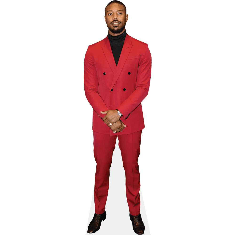 Michael B Jordan (Red Suit) Lifesize Cardboard Cutout Standee