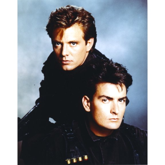 Michael Biehn Posed in Group Portrait Black Leather jacket Photo Print (8 x 10)