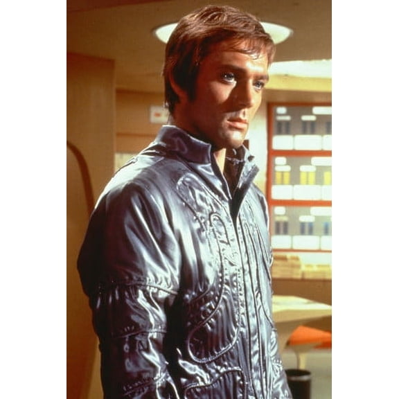 Michael Billington in silver space suit as Foster UFO cult sci-fi series TV 24x36 Poster