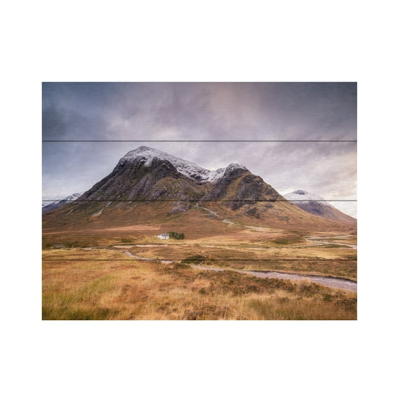 Michael Blanchette Photography 'Climbers Cottage' Wood Slat Art 12x16