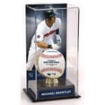 thumbnail image 1 of Michael Brantley Cleveland Indians Gold Glove Display Case with Image, 1 of 2