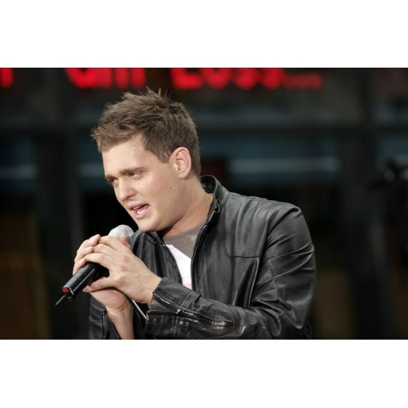 Michael Buble On Stage For Nbc Today Show Concert, Rockefeller Center, New York, Ny, August 19, 2005. Photo By Fernando LeonEverett Collection Celebrity (10 x 8)